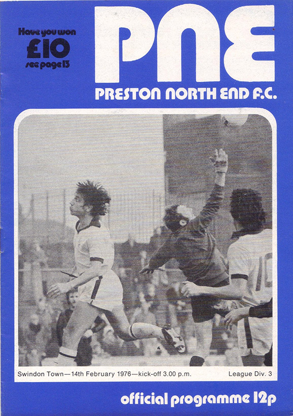 <b>Saturday, February 14, 1976</b><br />vs. Preston North End (Away)